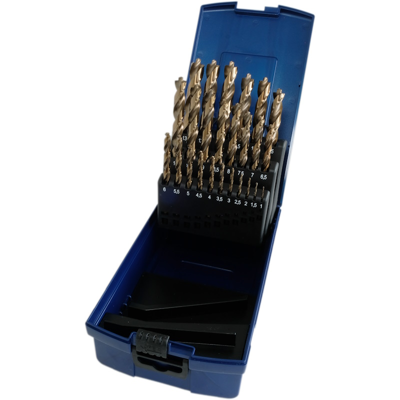 Krypton Zestaw wierteł do metalu DIN 338 HSS Central Point